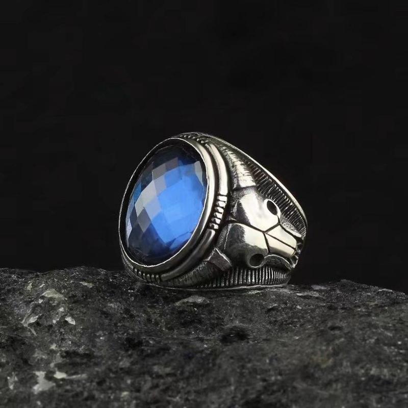 European and American Men's Rings Personalized Men's Trendy and Domineering Retro Punk Rings Suitable For Parties and Gatherings