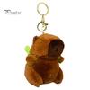 Capybara Turtle Plush Toy Cute Backpack Keychain Pendant Stuffed Animal Super Soft Doll Hanging Pendant