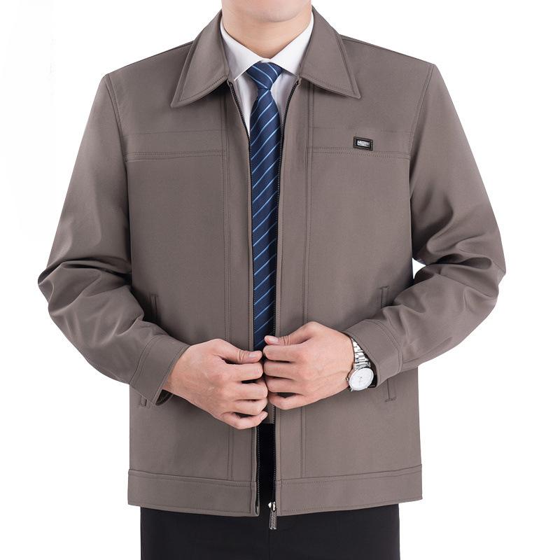 Jacken für Männer mittleren und höheren Alters, Herrenjacken für Frühling und Herbst, Papa-Jacken, Oberteile, Kleidung und Roben für ältere Menschen