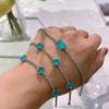Jewelry Simulation Emerald Bracelet Imitation Paraiba Bracelet