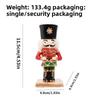 Christmas Decorations - Nutcracker Resin Candlestick - Holiday Table Ornaments