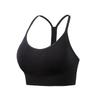 Shockproof Plus Size Quick-Dry Wireless Sports Bra with Beautiful Back Design