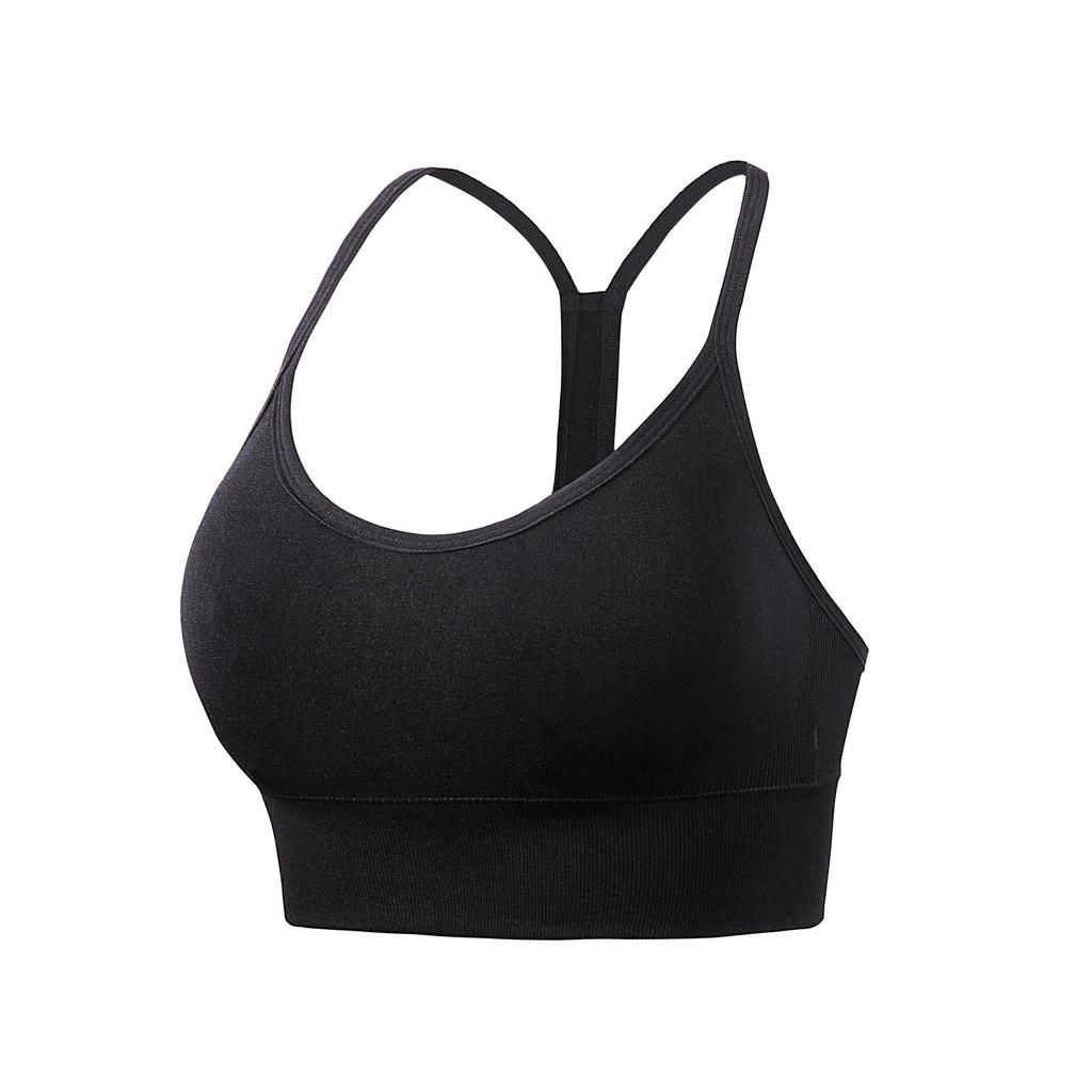 Shockproof Plus Size Quick-Dry Wireless Sports Bra with Beautiful Back Design
