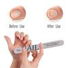 Premium Wooden Nail File for Manicurists - Ultra-thin, Washable, Ideal for Acrylic, Gel, and Natural Nails.