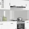 Kitchen Backsplash 2 pcs Transparent 90 x 60 cm Tempered Glass