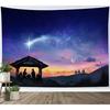 Tapestry Nativity Scene Jesus Christ