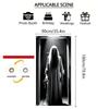 Halloween Horror Door Banner Long Haired Skeleton Ghost Haunted House Entrance Decor Spooky Theme Party  Courtyard Ornament