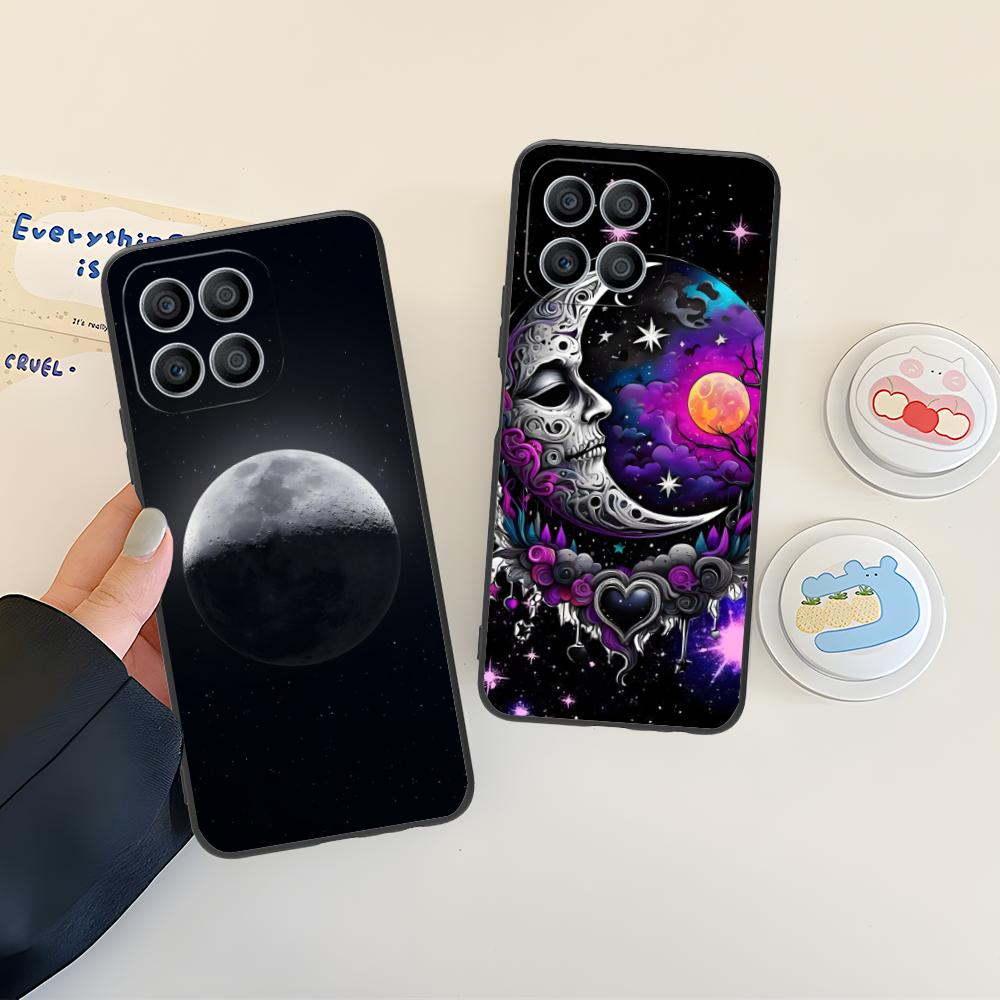 Moon Aesthetic Mobile Phone Case for Honor 90 80 70 60 50 30 20 10 9 8 7 Pro S SE Lite 5G Colorful Printing Cover Luxury Cover