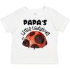Inktastic Papa's Little Ladybug Toddler T-Shirt Family Ladybugs Papa Grandpa Dad