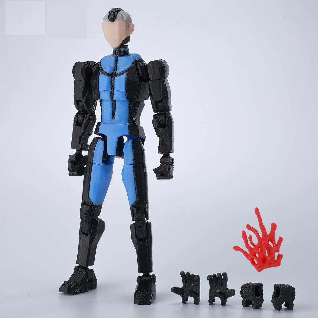 3D-Printed Articulated Action Figures Collectible Toys for Adults And Kids