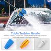 4 in1 4000 PSI Turbo Nozzle 360° Rotating Pressure Washer Nozzle with 1/4 Inch Quick Connector Four heads Sprayer Tips