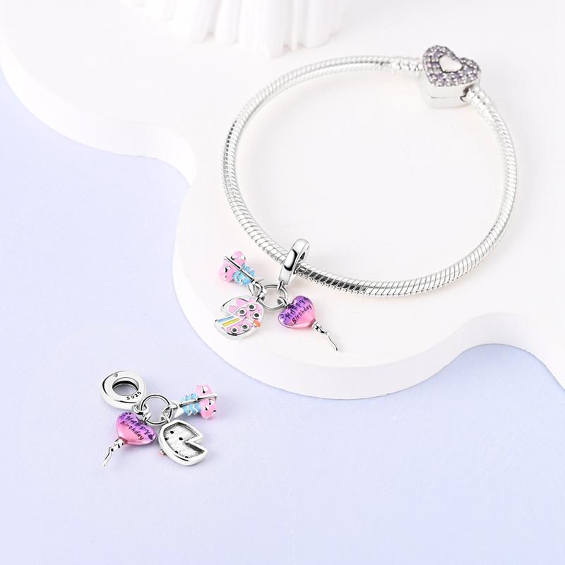 New Copper Colorful Series Moon Tree Of Life Pendant Fit Pan Bracelet Diy Bead Women Jewelry Gift Original