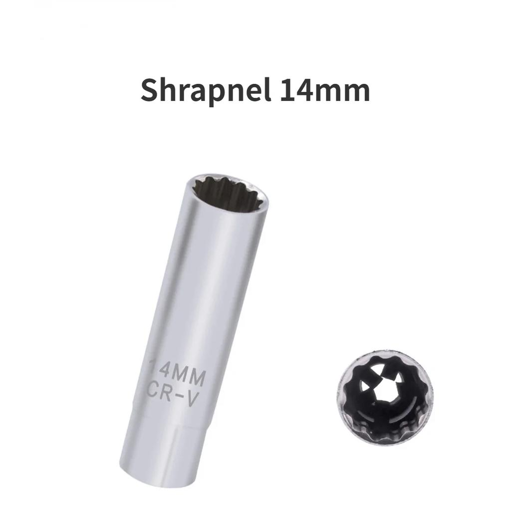 Universal-Zündkerzenstecker Zündkerzenschlüssel magnetische Schrapnell-Zündkerzen-Demontage automatisches Reparaturwerkzeug 12/14/16 mm