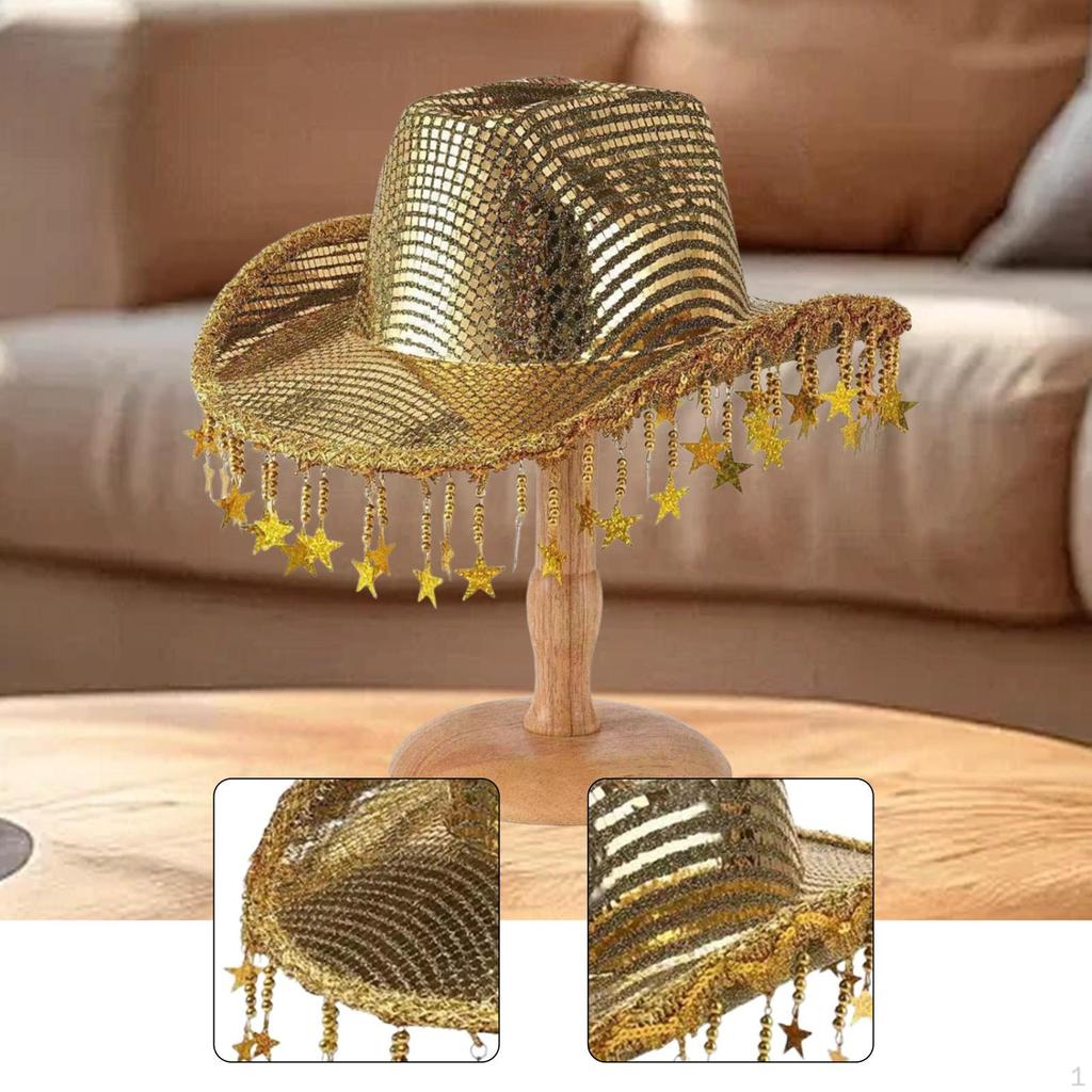 Cowboyhut für Frauen Cowgirl Hochzeitsgeschenk Verlobungs-Requisiten Strand
