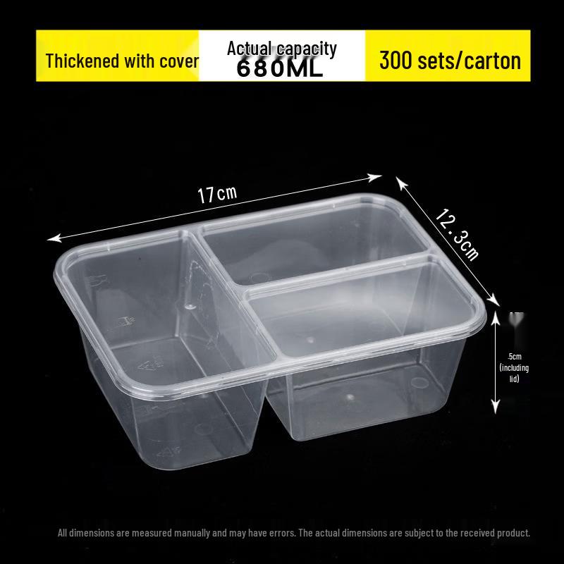 Deshangyuan Disposable Compartment Plastic Lunch Box