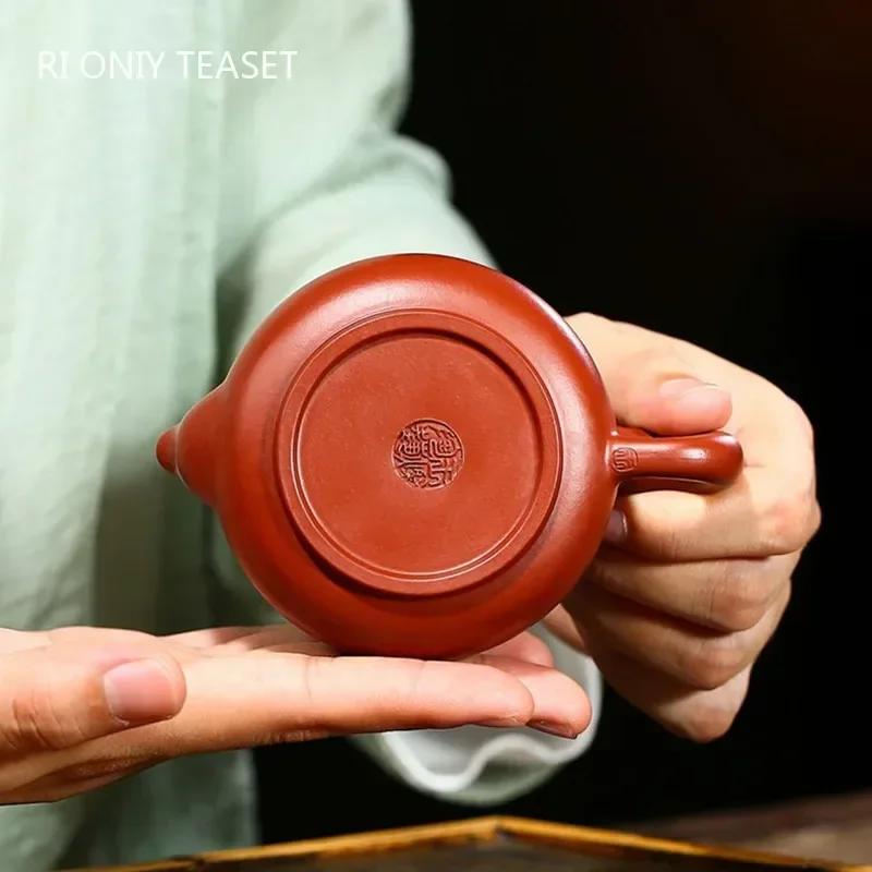 110ml Yixing Handmade Purple Clay Teapots Small Capacity Beauty Kettle Raw Ore Dahongpao Tea Pot Chinese Zisha Tea Set Gifts