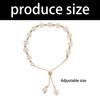Elegant Elastic Imitation Pearls Bracelet Pull-out Handchain Unique Everyday Wear Wrist Jewelry Accessory For Girls