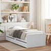 VidaXL Bed Frame with Drawers White 90x200 Cm 3207343