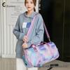 Women's Large Capacity Water-Repellent Graffiti Print Sports & Travel Bag