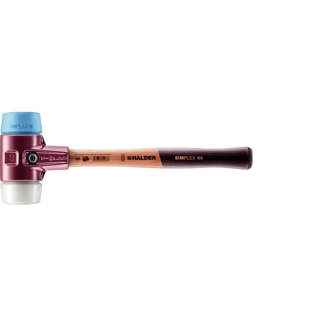 

HALDER Simplex Plastic Hammer TPE Polyethylene Diameter 60 (Blue) (White) 3017.060