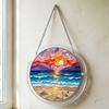 Skládačka Suncatcher, DIY puzzle Akrylový Suncatcher, Vitrážový závěsný ornament pro domácnost, Zahradní dekorace, Dárek pro ženy, Maminku, Přátele