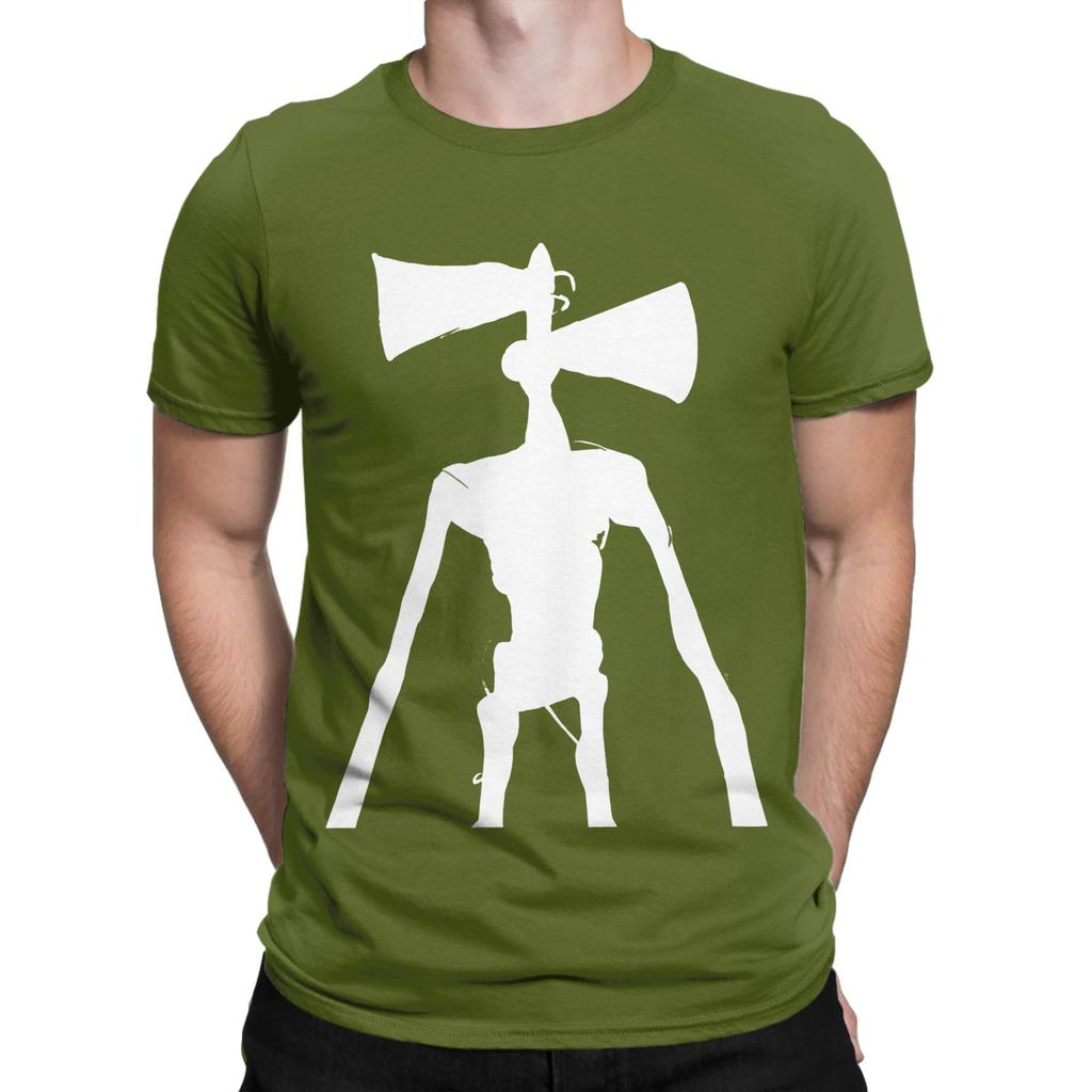 Siren Head Weißes Poster Grafik Lustig 100% Baumwolle T-Shirt Siren Head Oberteile T-Shirts Für Unisex