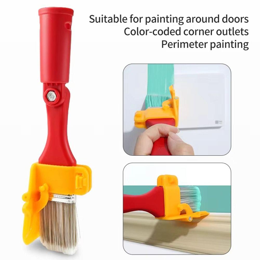 Multifunctional Edging Color Separation Paint Brush Handheld Paint Edger Tool  for Walls Furniture