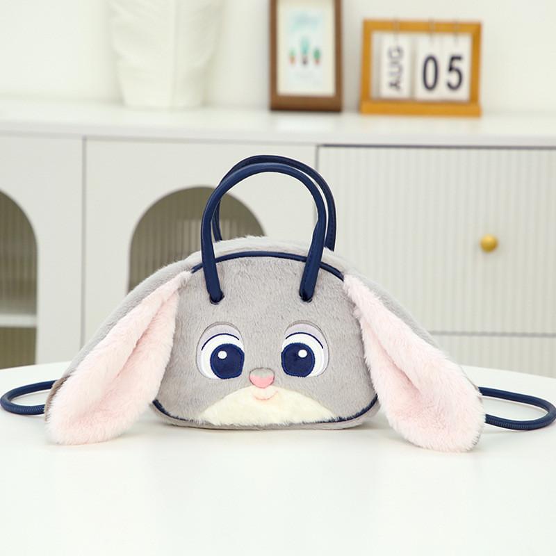 Zootopia Judy Hopps Nick Wilde Plush Single Shoulder Crossbody Bag Gift Cartoon