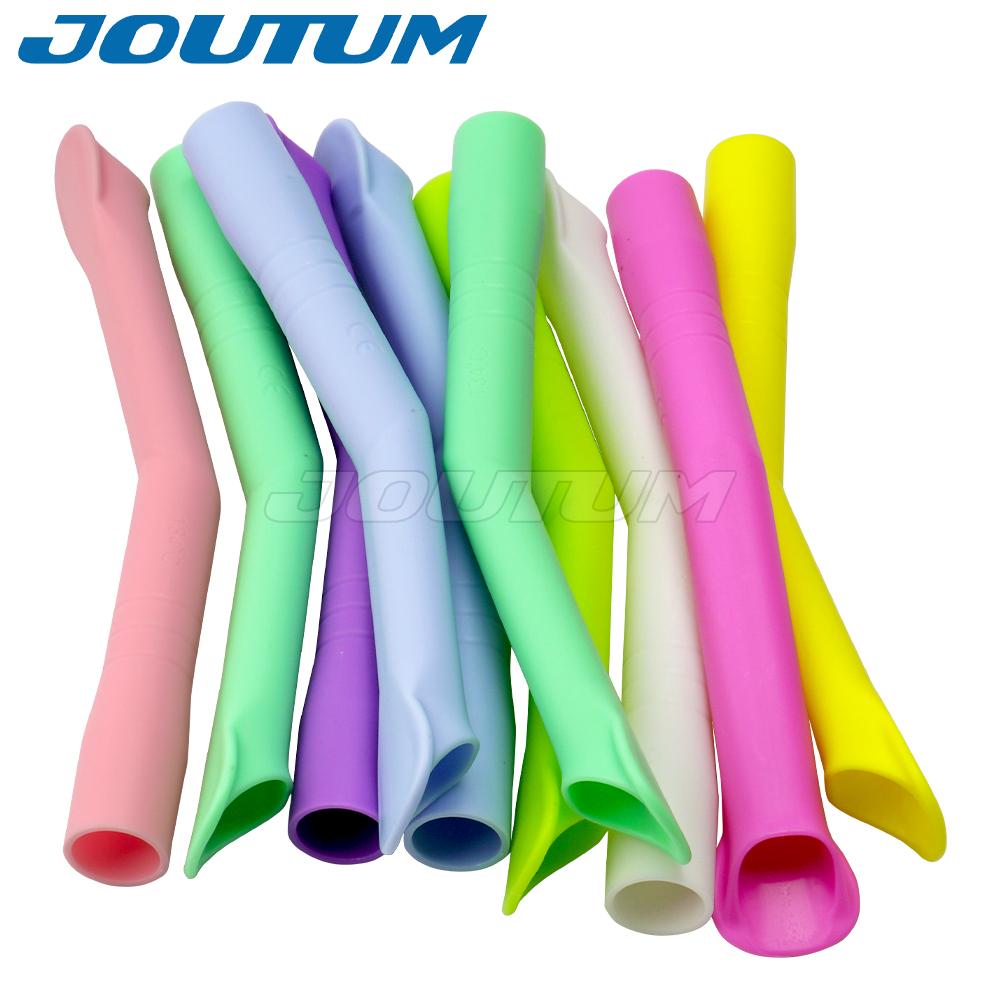 10pcs Dental Autoclavable Strong Suction Tips Dental Duckbill Evacuation Tips Aspirator Saliva Tube Suction Tips Dental Material