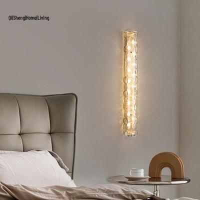All-Copper Modern Bedside Wall Lamp - Creative Decorative Light for Bedroom and Living Room