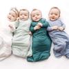 Baby-Schlafsack aus Bambusfaser - Ganzjahres-Design mit Anti-Kick-Funktion für Säuglinge und Kleinkinder
