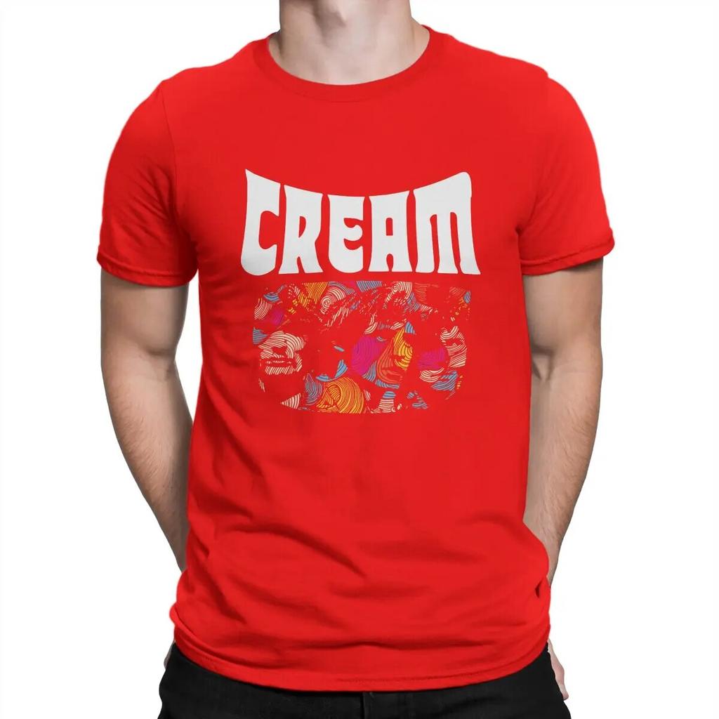 One Of The Earliest Super Rock Bands Unisex TShirt Cream O Neck Tops Fabric T Shirt Humor Top Quality Gift Idea