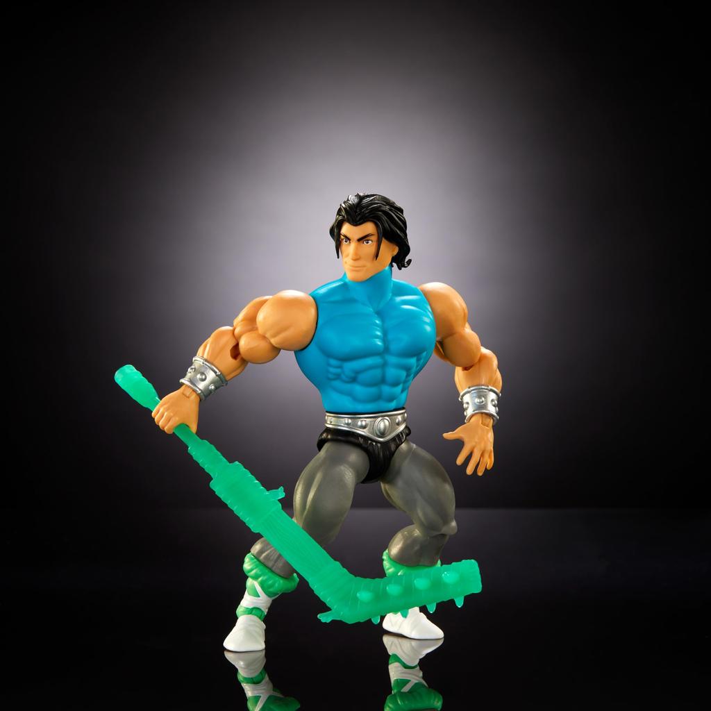 Masters of the Universe Origins Gray Skull Turtle Casey Jones Action Figure 16 Armor TMNT MOTU Crossover Toy, Articulations, & Weapon, &