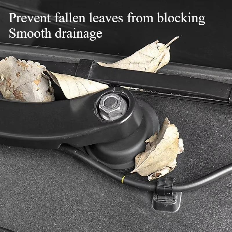 For Tesla Model Y 2021-2024 Car Wiper Protective Cover Wiper Dustproof Protection Bottom Sleeve Car Wiper Hole Cover Accessories