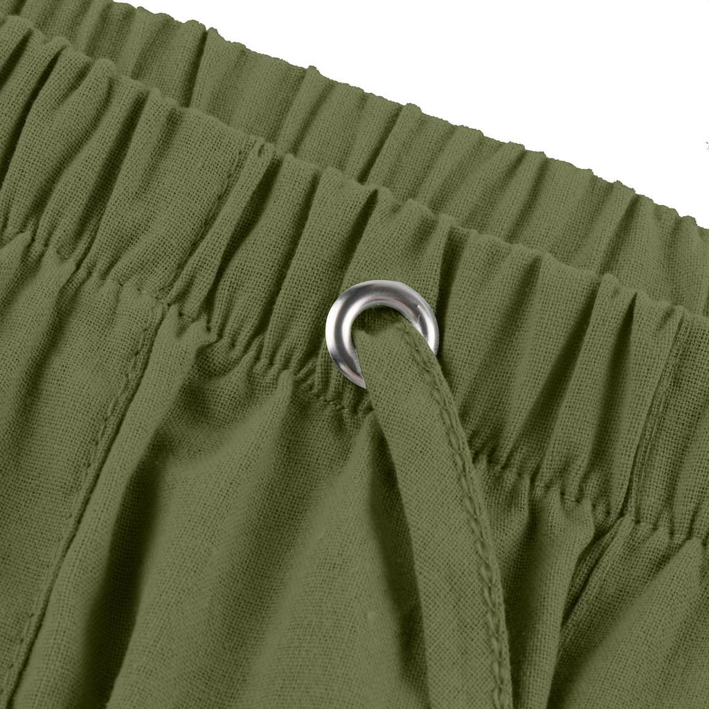 Leinenbekleidung für Herren Natürliche Leinenhosen für Herren Zeitgenössische Bequeme Qualität Weiches Leinen Tasche Farbe Shorts