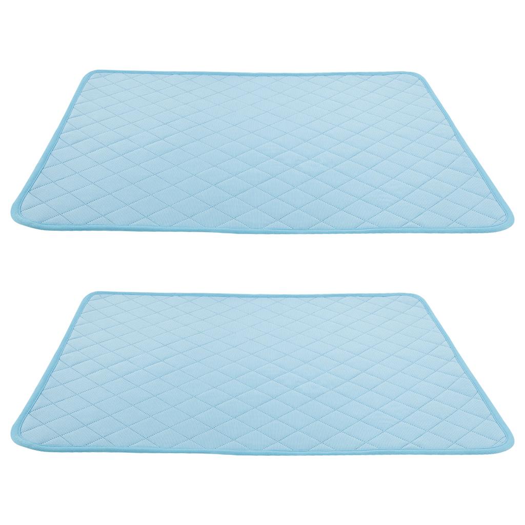 2Pcs Dog Pee Pad Water Absorbent Reusable Pet Training Pad Washable Puppy Bed Floor Mat Diaper Mat Four Seasons Pet Supplies