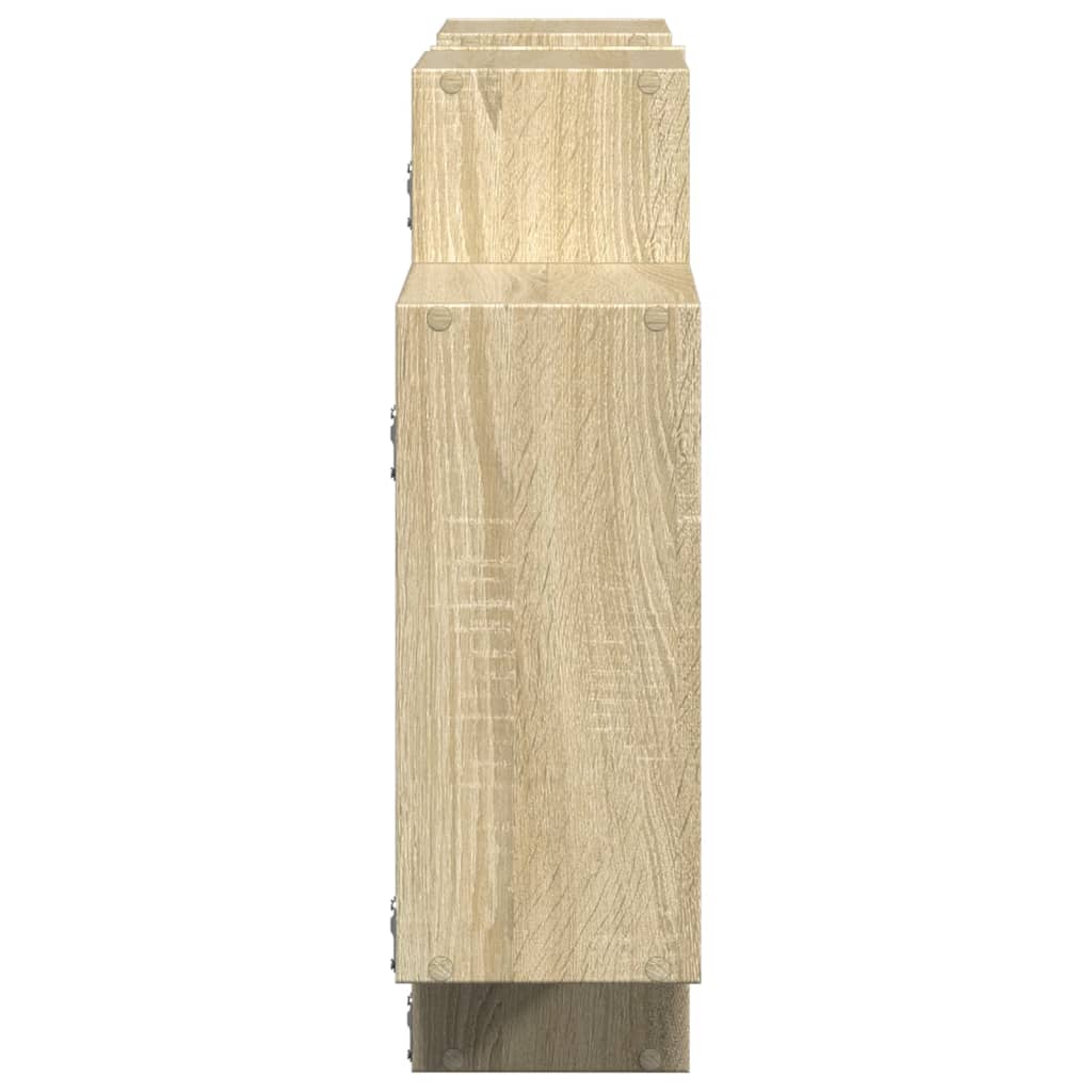 Wall Shelf Sonoma Oak 159 x 18 x 65 cm Particleboard