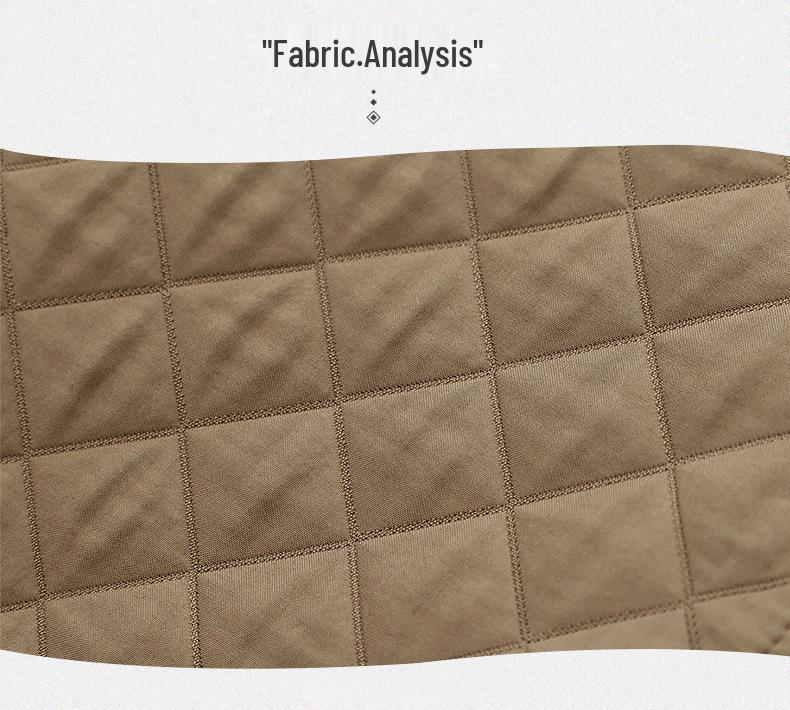 Women's Lightweight Quilted Plaid Jacket - Autumn/Winter 2024 Casual Style