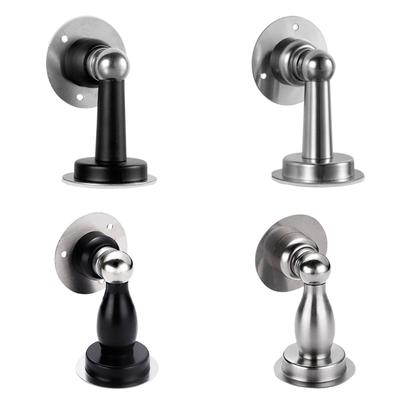 2 Stück Bohrer ohne Türhalter Rostfreier Stahl Wandkleber Magnetische Stopper Sichere Türsteuerung für Innen- und Außenbereich