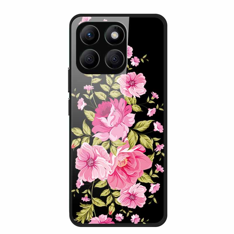 For Honor X8c Case X8 c X 8c Tempered Glass Hard Back Cover Phone Case For Honor X8c 4G Case HonorX8c X 8 c Capa Soft TPU Bumper