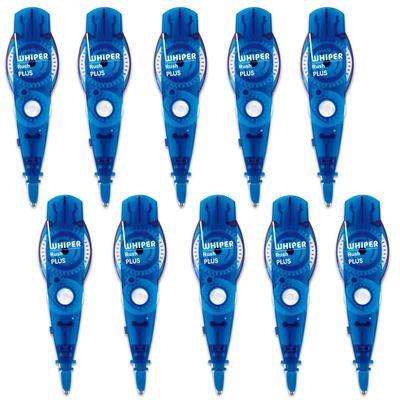 Plus Correction Tape Whiper Rush Replacement Tape 5mm Blue 10 Pieces 43448 X 10