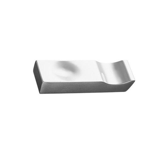 

Chopstick Rest Groove Design Mirror Polished Fork Holder Easy to Clean Cutlery Rest Stainless Steel Chinese Style 2 срібний