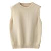 New Kids' 100% Wool V-Neck Sleeveless Sweater