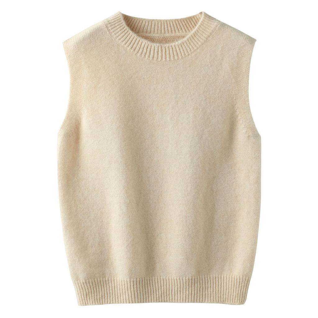 New Kids' 100% Wool V-Neck Sleeveless Sweater