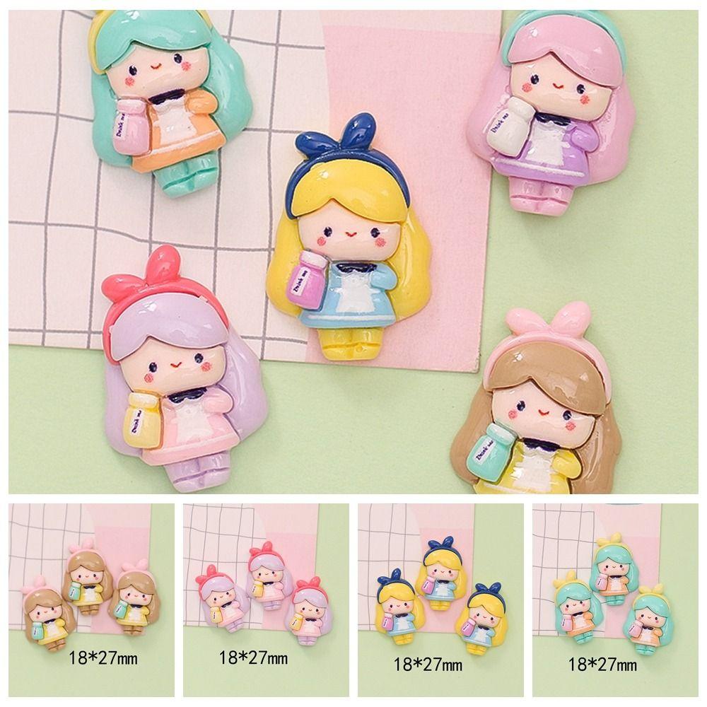

Cabochon 3D Girl Resin Flatback Cute Girl Flatback Resin Cabochon для 10 шт. Шпилька для волос своими руками