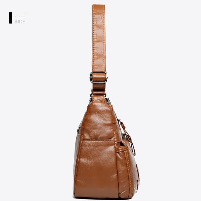 Büyük Kapasiteli Kadın Çantası Bayan Pu Deri Çapraz Çanta Kadın Çok İşlevli Tote Omuz Çantaları Pembe Sac A Main Femme