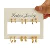 Hot-selling Unique Small Delicate Piece Earring Set Daily Style Ring Earrings