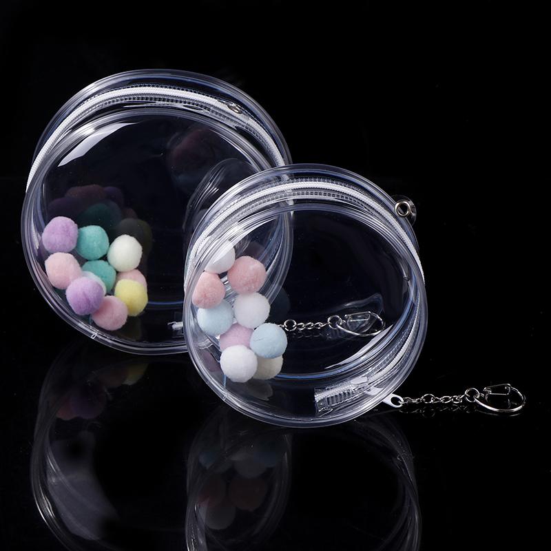 Classic Doll Storage Bags Transparent Outdoor Bag With Keychain Mystery Doll Display Storage Bags Dust-Proof Organizer Pouches