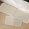 Zen-style Sila Mud Kitchen Rug Long Strip - Water and Oil Absorbing - Anti-Slip - Laundry Room Floor Mat Home Decoration