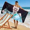 Erling Haaland Druck Strandtuch, Großes Weiches Schnelltrocknendes Handtuch für Strand Camping Schwimmen